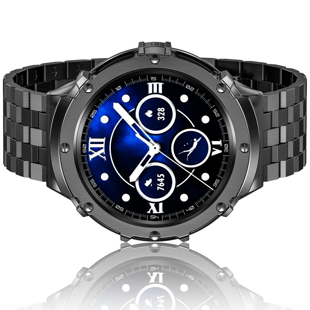 Classic Metal Case+Strap For Samsung Galaxy Watch 5 Pro 45mm Stainless Steel Band Correa Luxury Modification Kit For Samsung Watch 5Pro