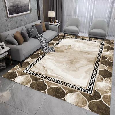 Geometric Print Bedroom Carpet for Home Decor Living Room Hallway Kitchen Non-slip Floor Mats Hotel Sofa Coffee Table Area Rug