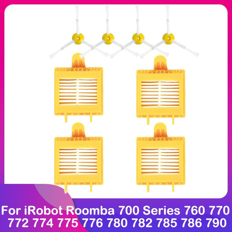 Fit For iRobot Roomba 700 Series 770 780 790 772 774 775 776 760 782 785 786 Main Side Brush Hepa Filter Wheel Accessories Spare