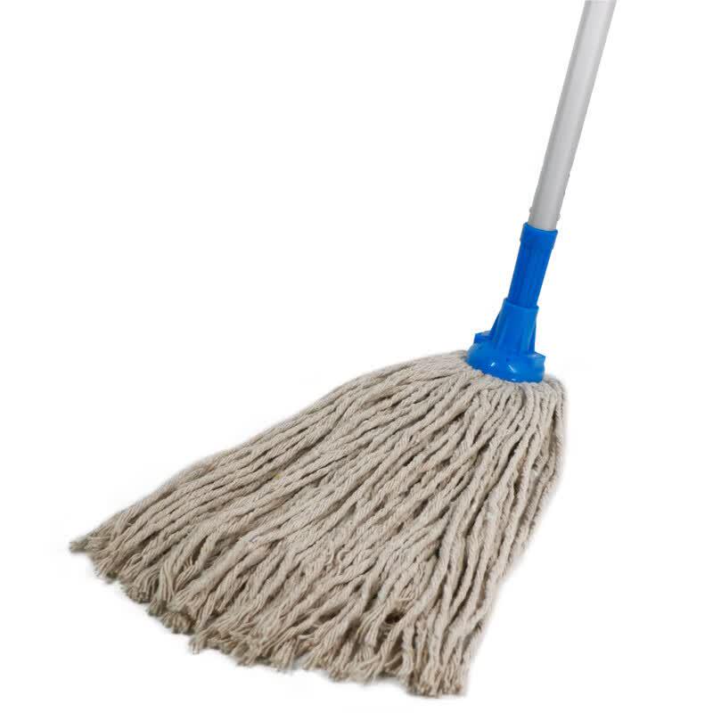 CT Shida Traditional Round Head Cotton Mop with 1.4m Telescopic Handle