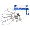 Live Fish Lock Portable Stainless Steel Fish Wire Rope Lock for Big Lure Fishing EquipmentBlue