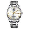 Swiss Men's Waterproof Quartz Watch: Elegant Automatic Movement, Slim Design