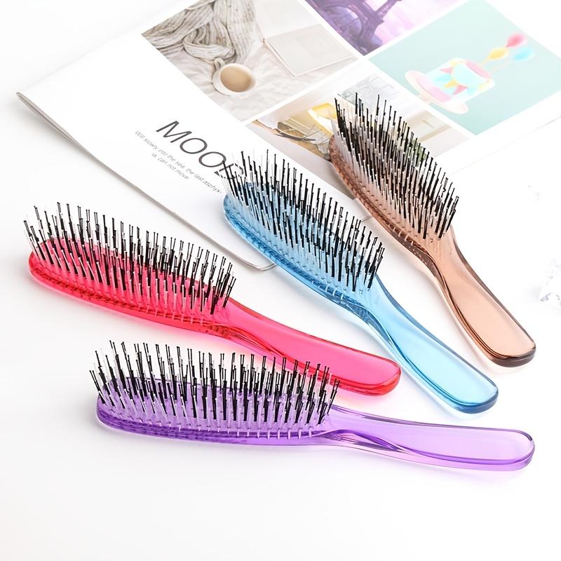 WANMEI Premium Head Massager Anti-static Scalp Brush Hair Massager Shampoo Brush Wet Plastic Detangling Brush Hair Cleaning Comb