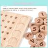 Childrens Wooden Math Learning Number Matching Arithmetic Board Educational Toy For Preschoolers
