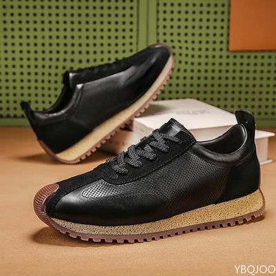 Men's Shoes Spring Autumn Popular Retro Versatile Casual Comfortable Men's Thick Soled Wear-resistant Trendy Sports Shoes