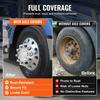 Rear&Front Axle Cover Combo Kit ABS Lug Nut Covers with Nut Cover Tools