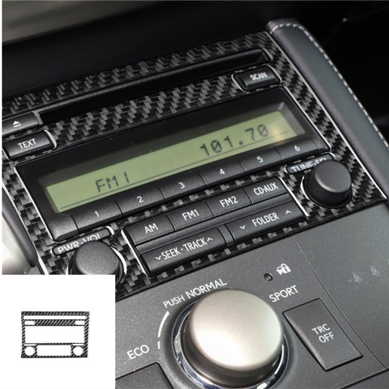 Ανθρακονήματα Για Lexus CT 2011-2017 Πίνακας Ελέγχου CD Κλιματισμού Πίνακας Ταχυτήτων Πίνακας Αέρα Αυτοκόλλητα αυτοκινήτου κάλυμμα Αυτοκίνητο