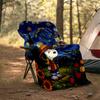 Custom Name Snoopy Flannel Fleece Blanket Cozy Warm Throw Blanket For Couch Bed Travel All Season Use