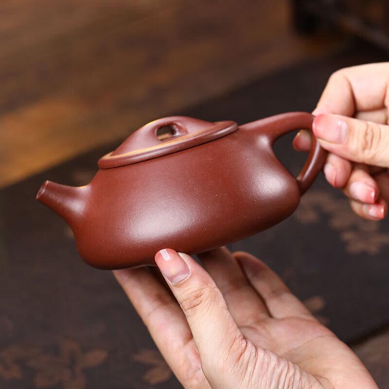 Zhang Guanmin Gold Inlaid Jade Zisha Stone Ladle Teapot