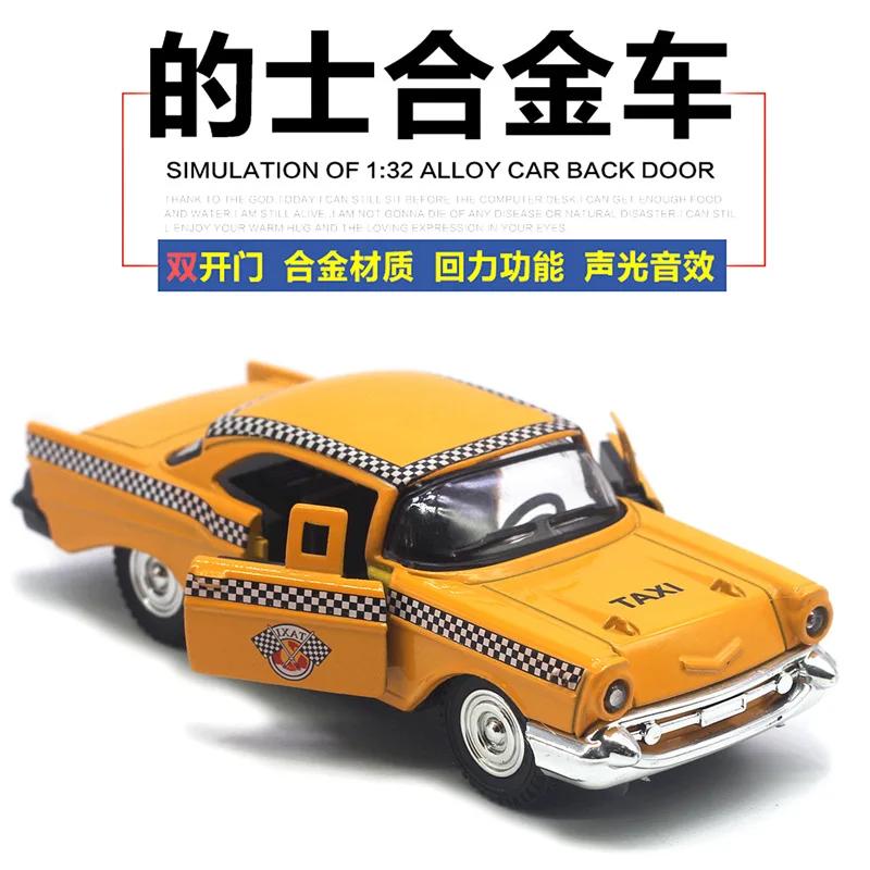 DGWE8 1: 32 5 alloy taxis, taxis, Lada Bentley, Toyota domineering car models, children's toys, birthday gifts