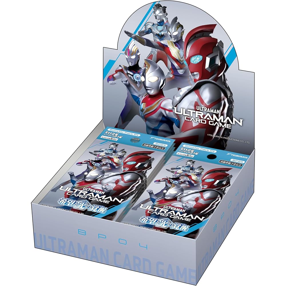 Tsuburaya Ultraman Card Game Booster Pack 04 Hope and Light Awakening Box 24 Packs Age 9+