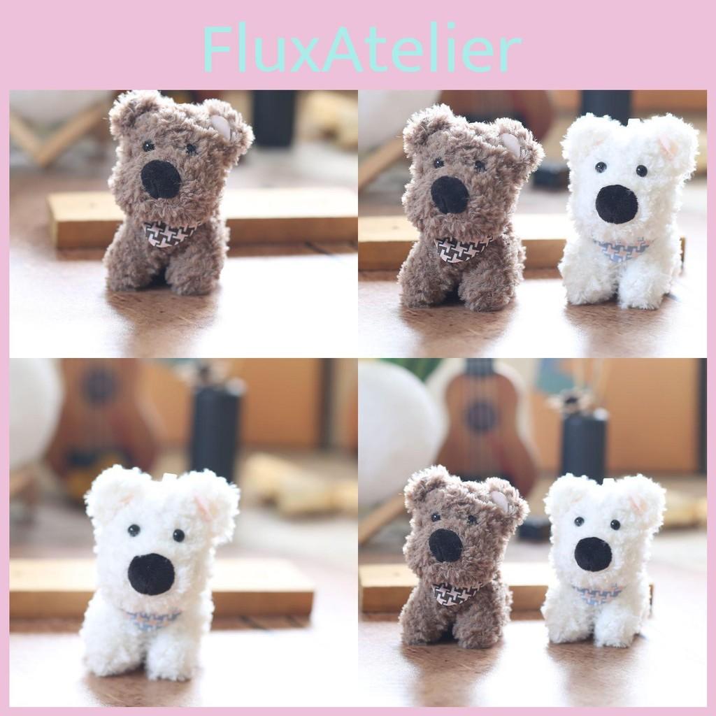 West Miniature Highland Dog Plush Keychain Bag Pendant Pp Cotton Toys Plush