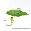1pcs Green Leaf Hammock For Betta Fish Stress-Reducing Aquarium-Safe Decor With Suction Cup For Fish Tank Fake Plants Decoration