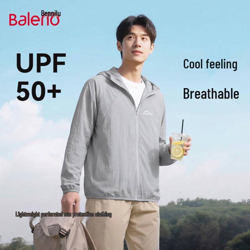 Baleno Men s UPF50+ Perforated Sun Protection Jacket 3XL