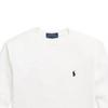Polo Ralph Lauren Solid Color Crew Neck Pony Embroidered Long Sleeve Sweatshirt Kids Sweatshirt White 323920629-002