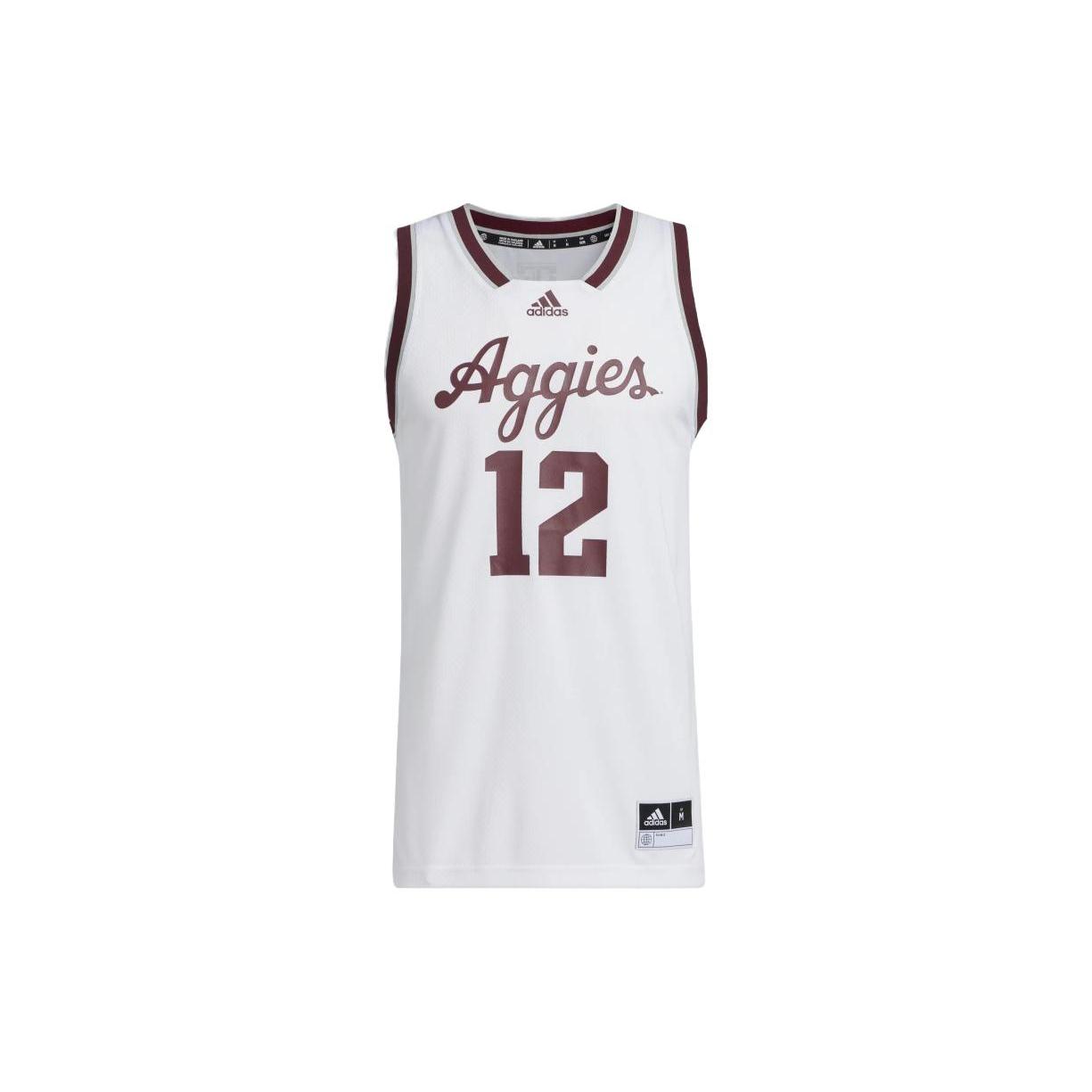 Adidas Free Shipping With AdiClub Texas A&M Swingman Jersey HG8876 S