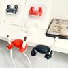 2025 NEW Cute Crab Desktop Data Cable Manager Fixing Clip Organizer Multifunctional Hook Desk Home Essential for Tidying Up