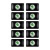 10pcs Car Interior Home Office School Computer Badge Sticker For Skoda S Fabia Rapid Superb Octavia A5 a7 2 Kodiaq Scala VRS VII kyvc74