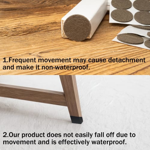 2x4 Wood Post End Caps - 4pcs 1.5" x 3.5" Post Caps (1-1/2" x 3-1/2") Rubber Floor Protectors, Waterproof, Anti-friction, Suitable for Table Legs, Cha