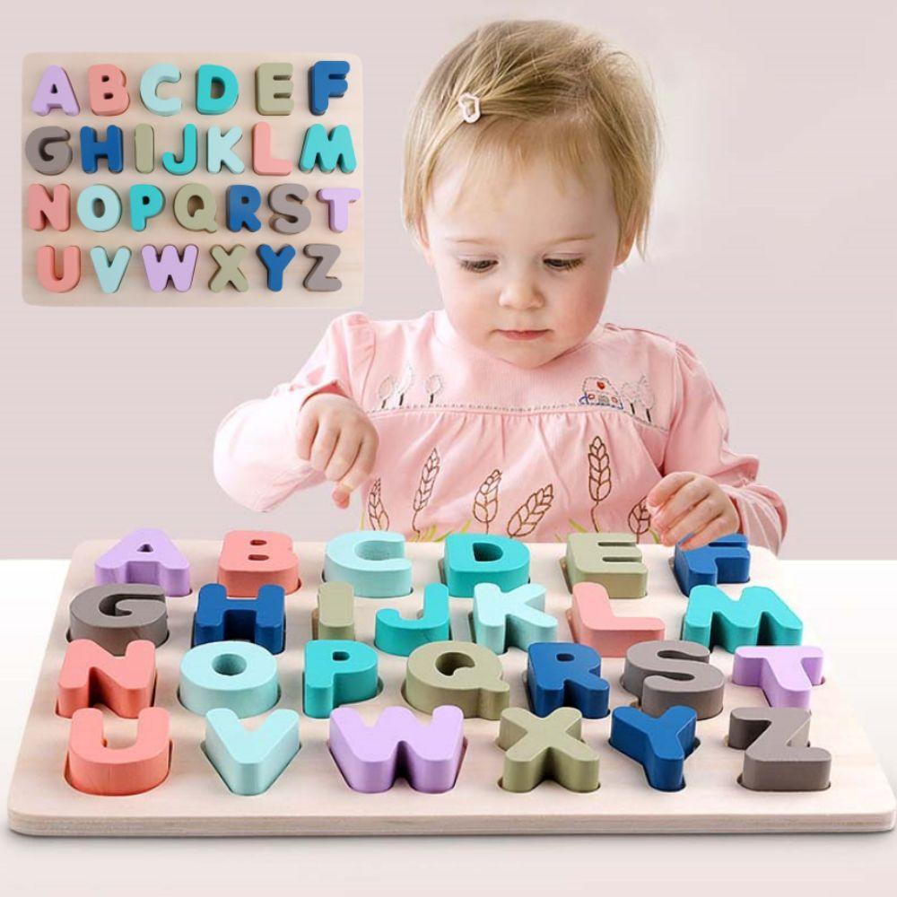 Early Education Alphabet Number Puzzle Matching Games Kids Puzzle Toys Birthday Gift