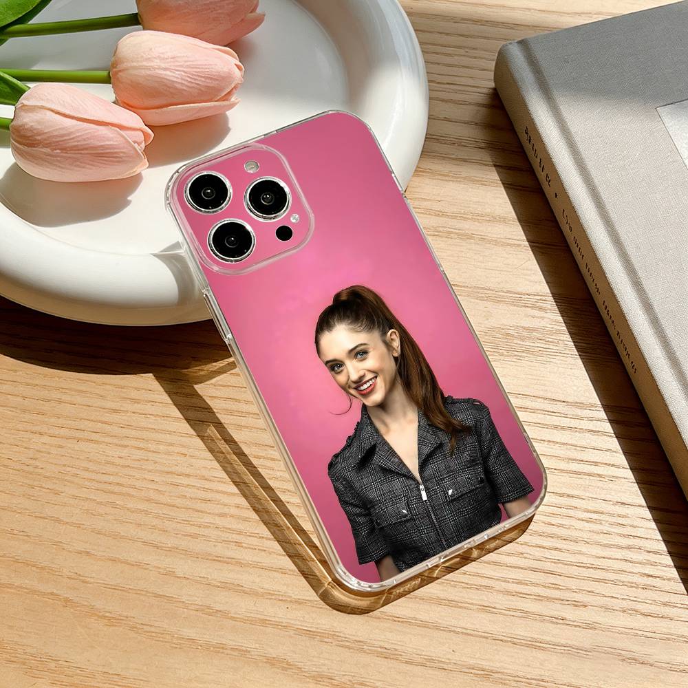 

Retro Chic Vibe Natalia Dyer Phone Case For iPhone 17 16 15 14 13 12 11 Mini Pro Max Plus Transparent Cover iPhone13