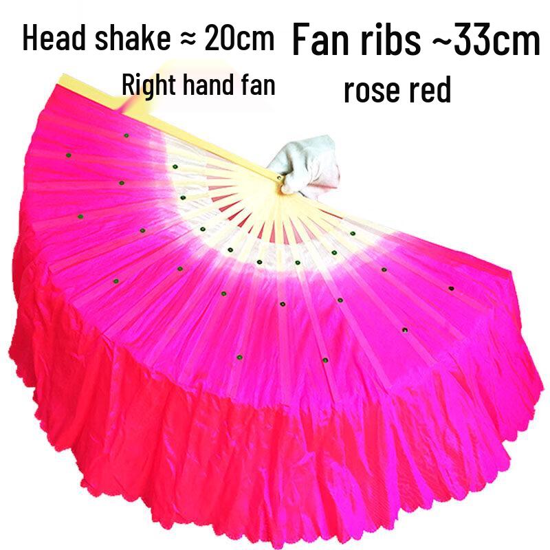 Двусторонний градиентный веер для танцев LIEI