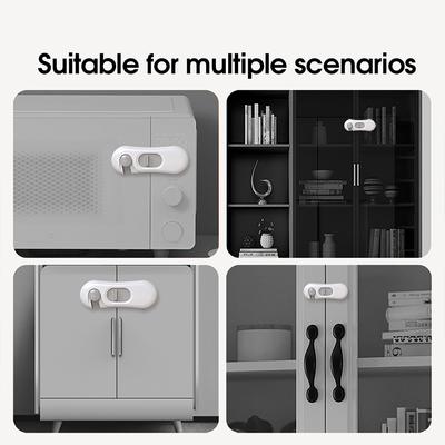 1Pc Home Refrigerator Lock Fridge Freezer Door Catch Lock Toddler Kids Child Cabinet Safety Lock For Baby Safety Child Lock