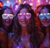 6/48 Stück LED Leuchtende Jalousie-Brillen für Kinder Geburtstag Halloween Maskerade Party Hochzeit Junggesellenabschied Bar Geschenk Dekoration