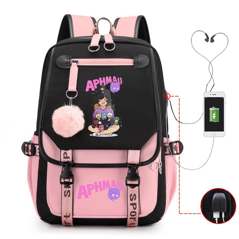 Harajuku Simple And Versatile Junior High School Student Schoolbag Female Lightweight Large-Capacity Junior High School Student Backpack