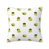 Cartoon Yellow Duck Pattern Pillowcase Soft Fabric Cushion Cover Decoration Pillow Case Cover Home Zippered X