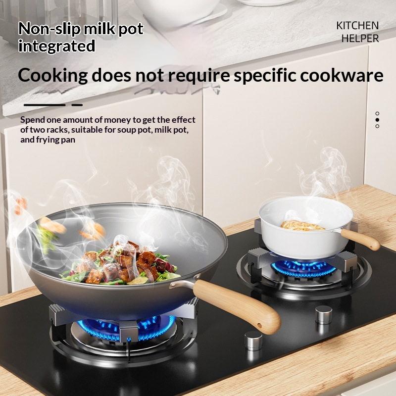Replacements Universal Gas Stove Stand Anti-Skid 4 Claws Gas Stove Bracket Anticorrosive Cast Iron Gas Stove Cooker Ring Home A2