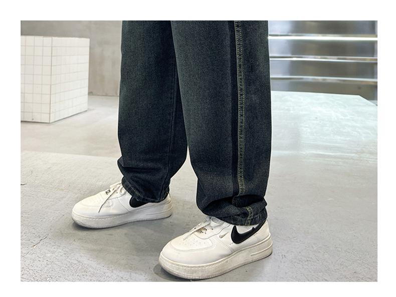 Boys' Wide-Leg Casual Jeans - Autumn 2025 Fashion