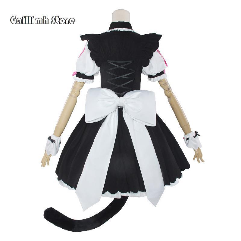 NEKOPARA Chocola Vanilla OVA Game Maid Vanilla Cosplay Costume Maid Dress Maid Outfit Uniform Cat Neko Girl Women