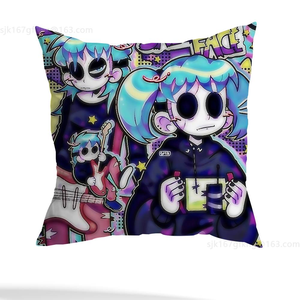 Sally Face Cartoon Pillow Cover Living Room Sofa Cushion Cover Bedroom Room Bed Pillow Cover Home Decoration