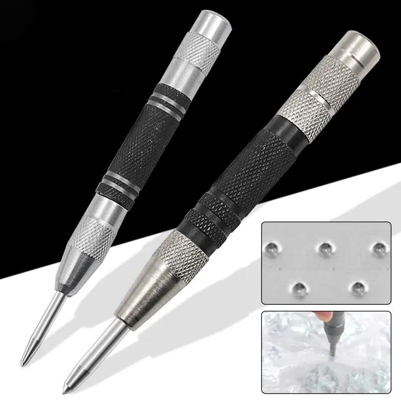 Punch Tool Spring Type Automatic Center Locator Glass Striker Window Breaker Centering