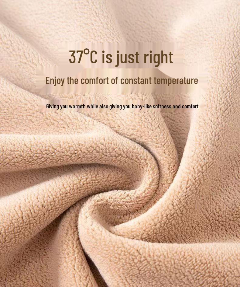 Herren- und Damen-Winter-Thermo-Unterwäsche-Set - Mit Samt gefüttert, Übergröße, Dick und Warm für den Herbst.