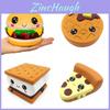 Modelo de Biscoito Waffle Squishy com Espuma de PU para Alívio do Estresse e Presentear