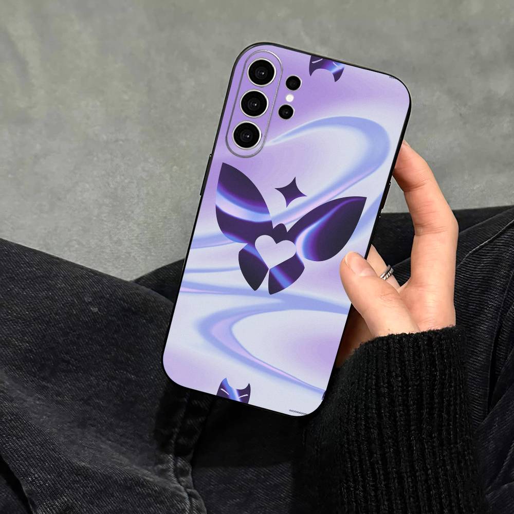 Popular V-Valorant C-Clove Phone Case For Samsung S25,S24,S21,S22,S23,S30,Ultra,S20,Plus,Fe,Note,10,9,5G Black Cover