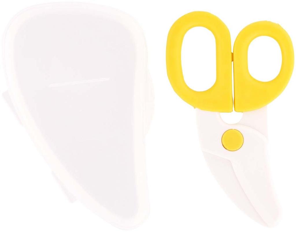 Skater Food Cutter Kitchen Scissors Cute Yellow PFC1-A