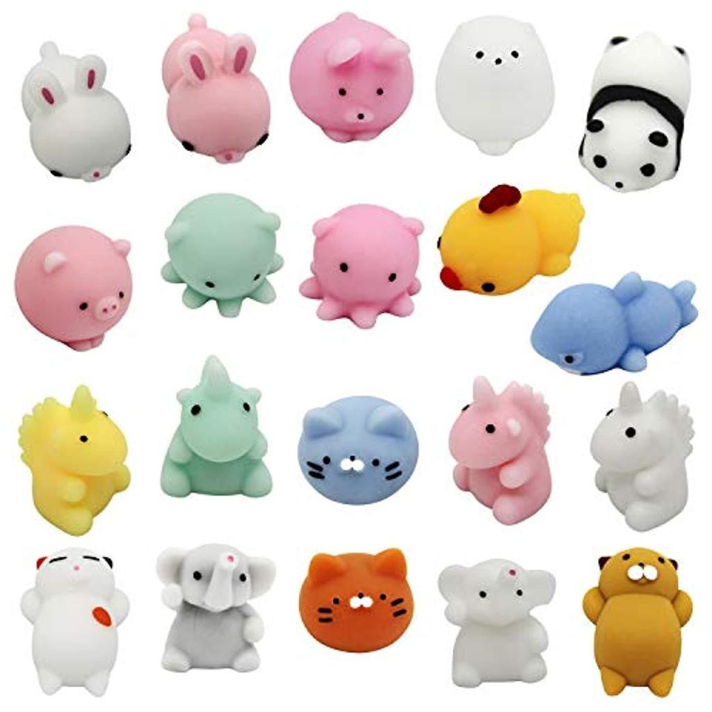 Squishy Mushy Sensory Squeeze Toy Multicolor Stress Relief Slow Rising Fidget Toy for Kids Learning Gift