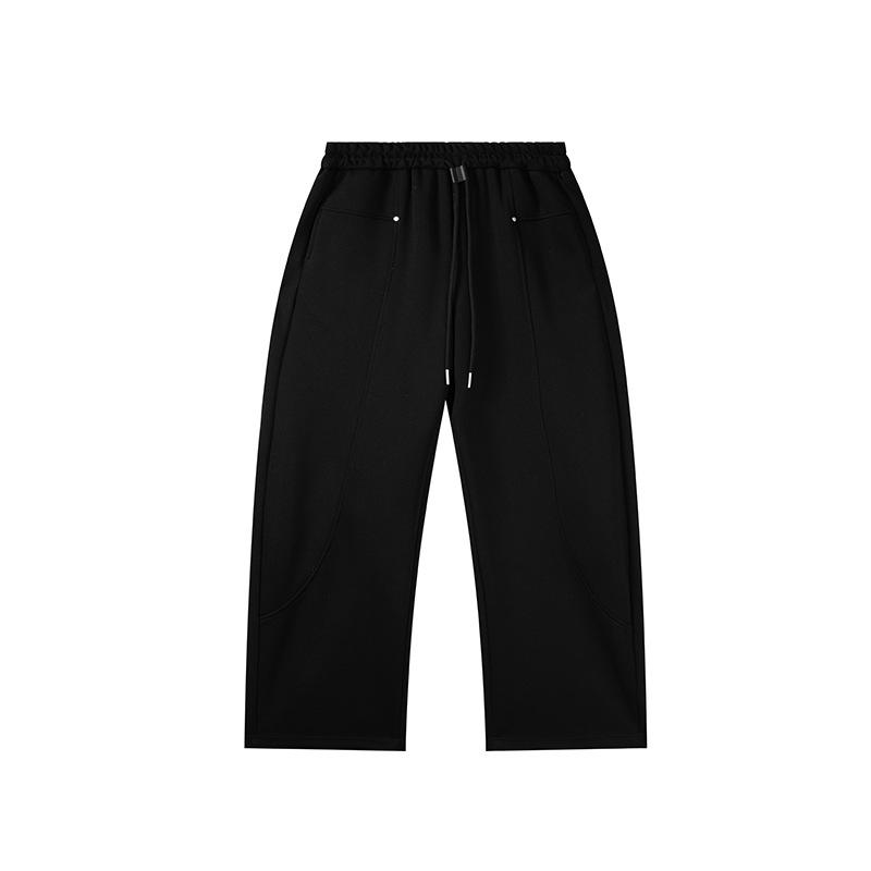 Shuangtian Women s Plus Size Banana Leg Wide-Leg Pants - Spring 2023 New Arrivals 2XL чёрный