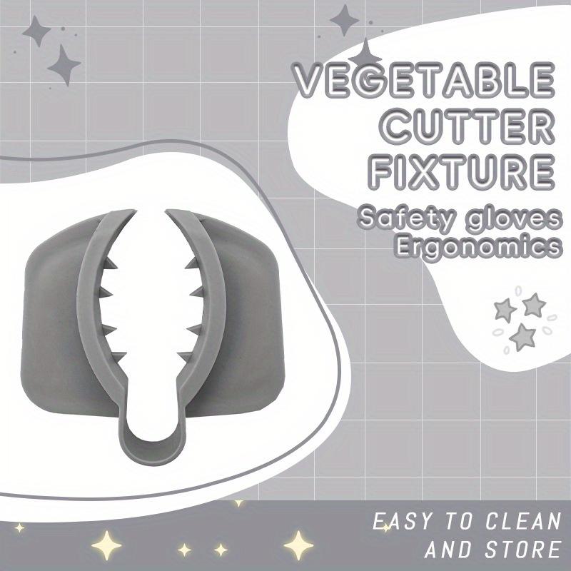 

1 шт. Ручная овощерезка с двухсторонним зажимом, Сверхпрочная пластиковая кухонная слайсер, Нескользящая рукоятка, Защита для рук, Для домашних кулинаров, Профессиональных шеф-поваров Plastic