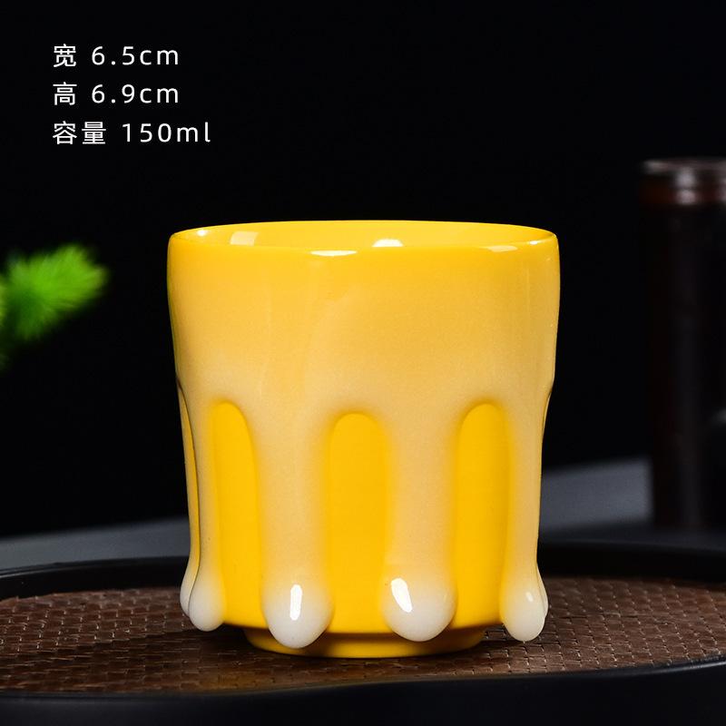 

Yangzhi Jade Rich Oil Master Home Use Large Tasting Kung Fu Set Single Gift Tea Drinking Cup 150ml