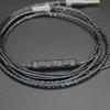 3.5mm Jack Headset Line DIY Earphone Audio Cable Controller Repair Earphone Accessories Copper Core Wire Black White