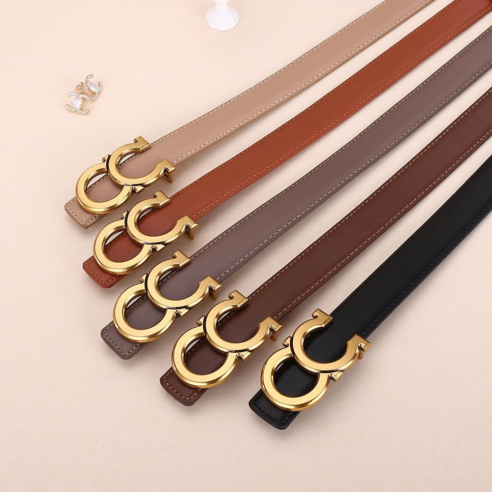 Women'S Belt Women'S Clothing Belt Simple Style Decorative Suit Pants Jeans