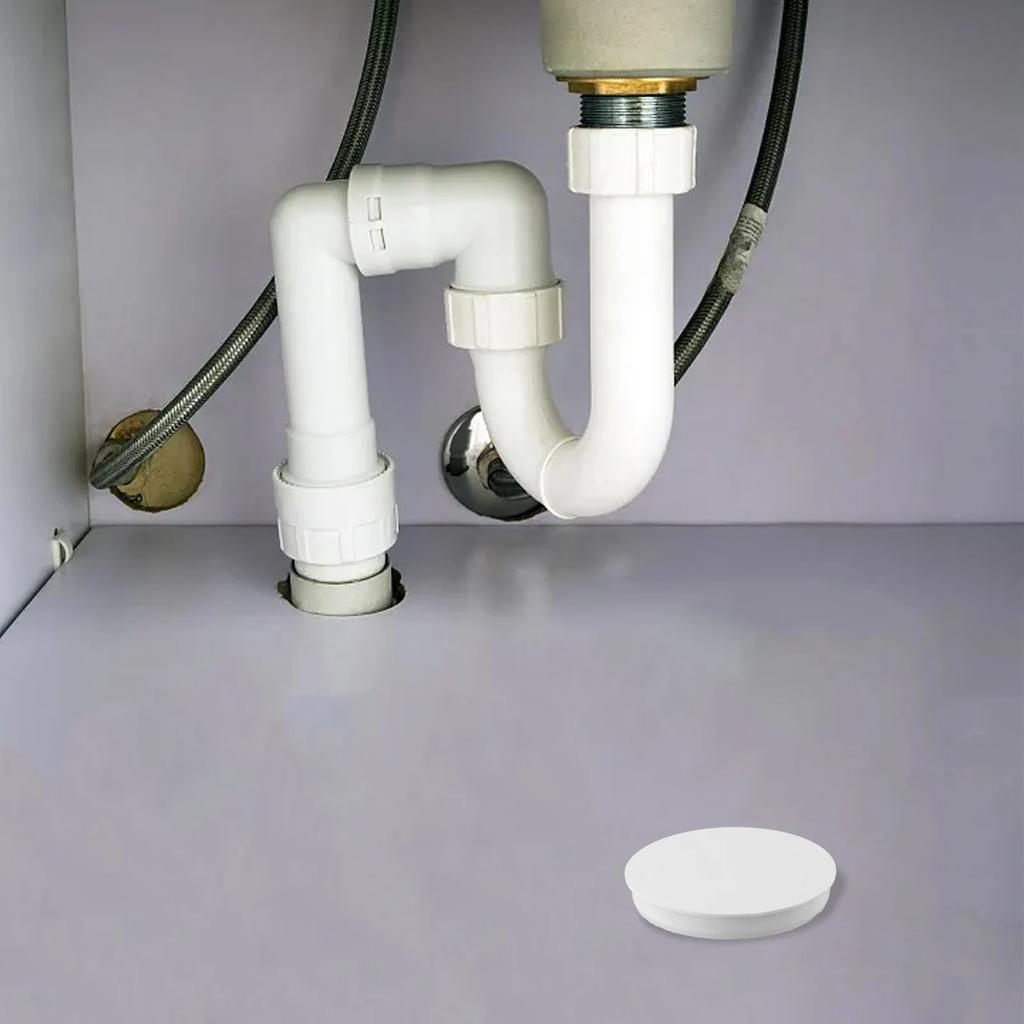 Thickened PVC Inner Blocking Cap Sewer Pipe Protective Cover Insert 50-160mm PVC Inner Plug Pipe Cap Lower Water Pipe Cover
