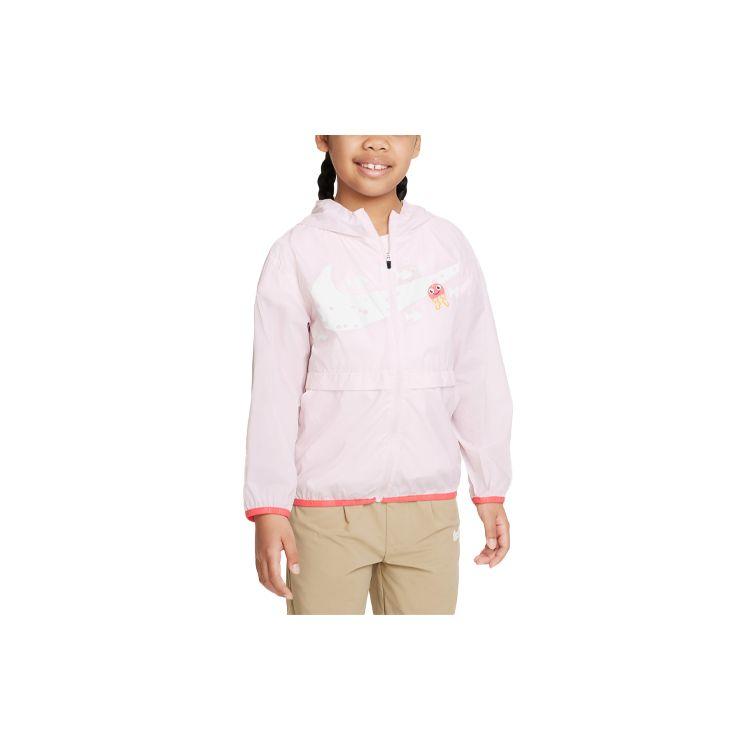 

Куртка Nike Коралловый риф Лук Мультяшный логотип Принт Капюшон Длинный рукав Детская Детские куртки FQ0645-666 M