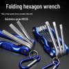Folding Hex & Torx Key Set - Metric & Imperial 6-Point Screwdriver