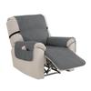 1 Seat Quilted Recliner Sofa Cover Dogs Pets Anti-Slip Chair Covers with Elastic Strap Anti-wear Lazy Boy Armchair Slipcovers