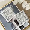 Car Stock Small Pair Pocket Cuffs Decorative Lace Decal White Black